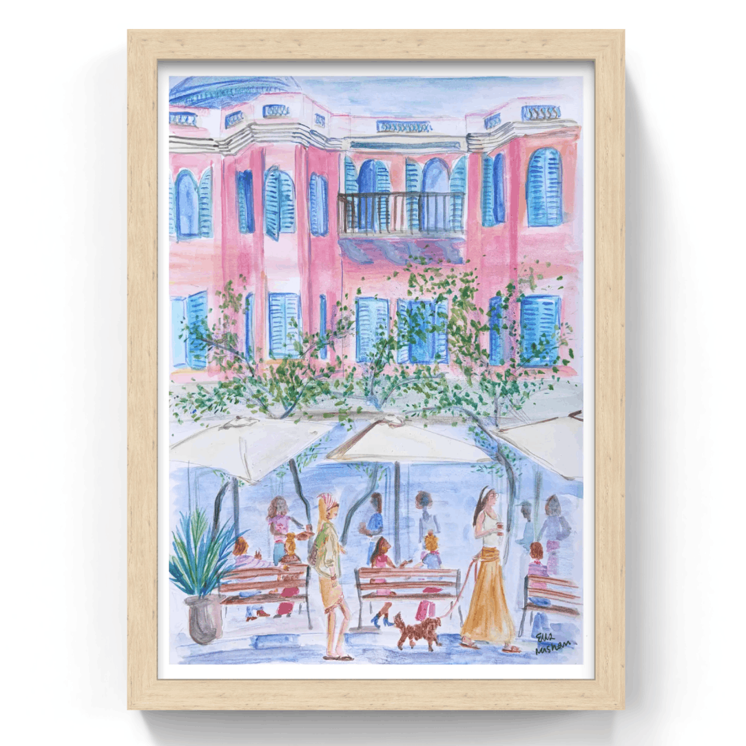 Nordinyo cafe TLV painting