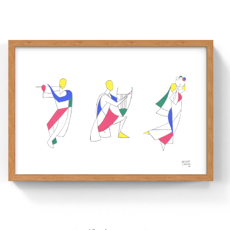 Contemporary Colorful Musicians