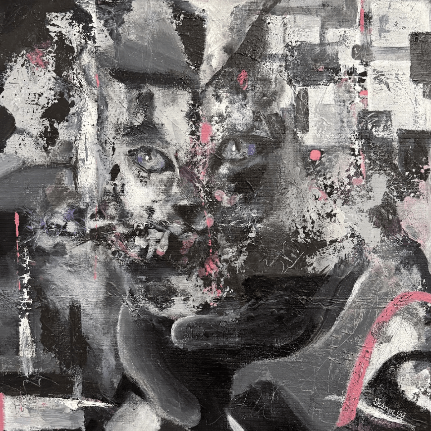 "Covert Cat" Print by Sharon Agassi