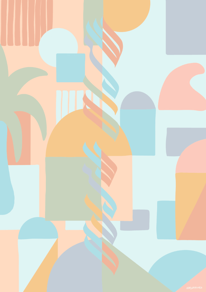 "Shalom Aleichem" Print by Noa Baranes