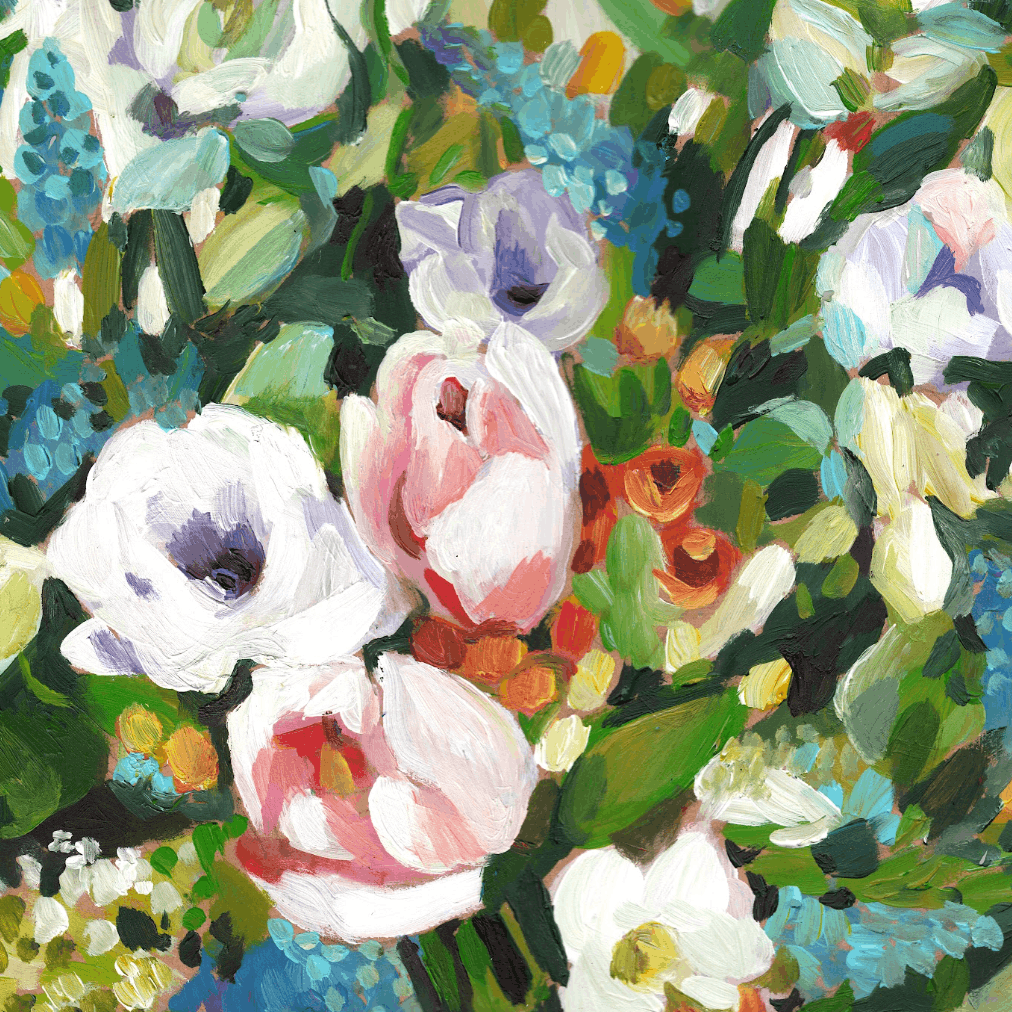 "Bouquet of Flowers" Print by Tali Yalonetzki