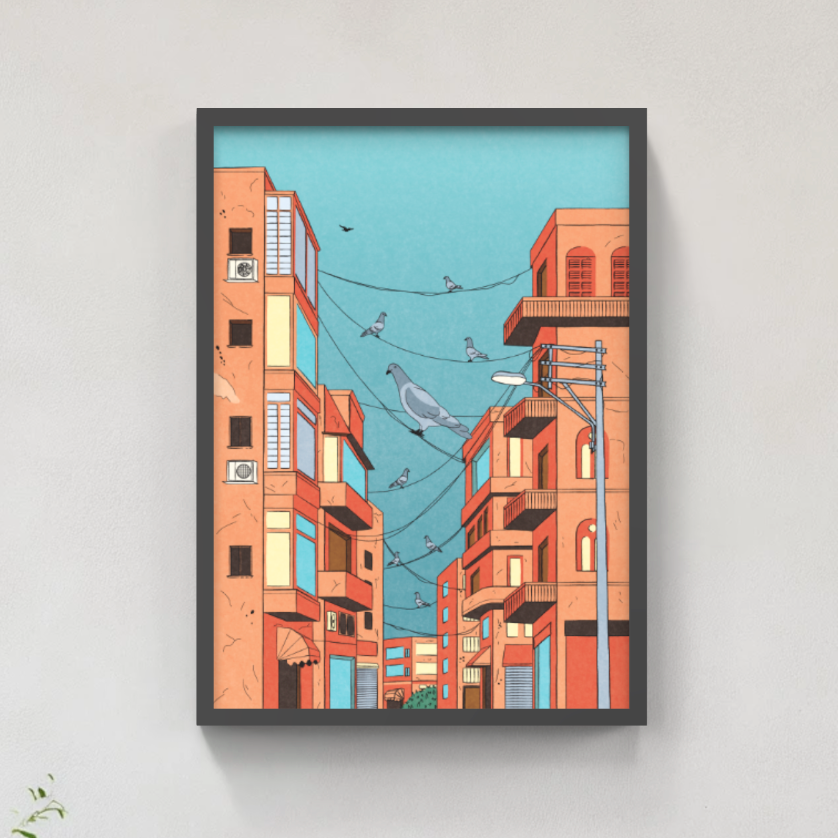 "Florentin" Print by Braceface Design