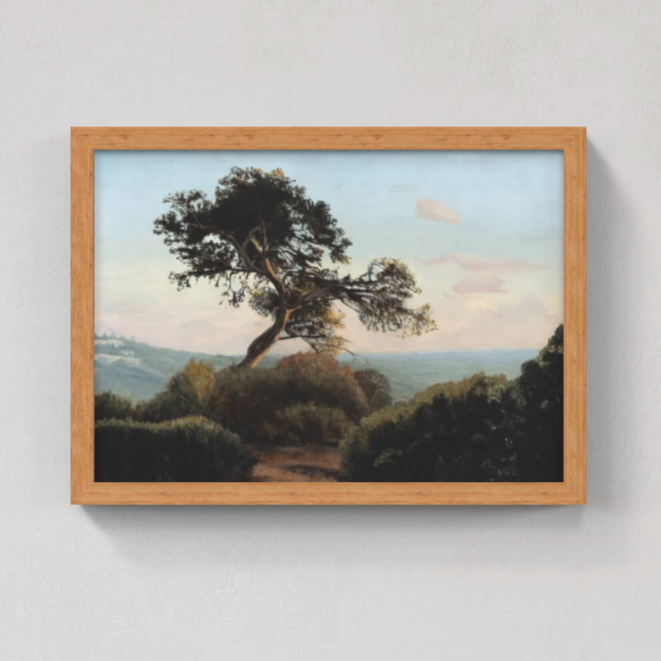 "Towards Haifa from Beit Oren" Print by Avraham Vofsi