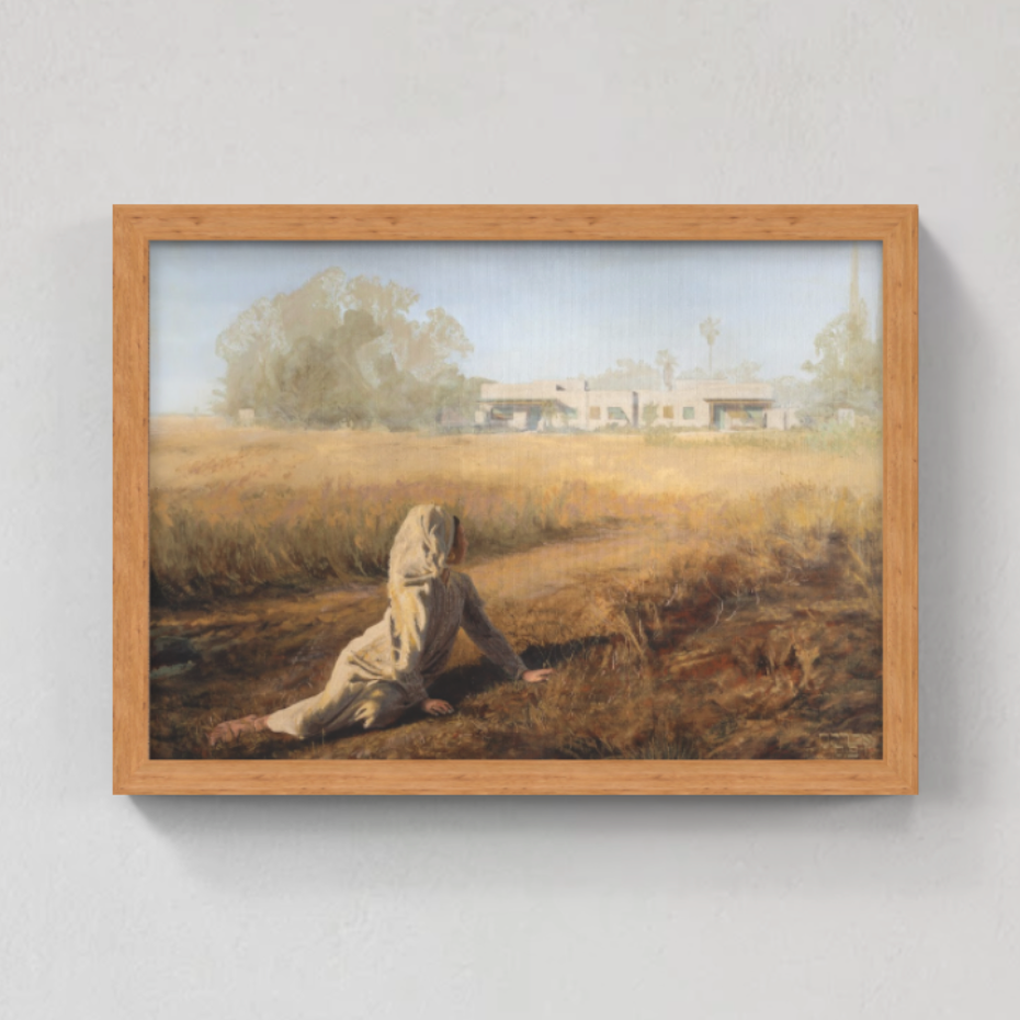 "Kerem Shalom, after Christina's World" Print by Avraham Vofsi
