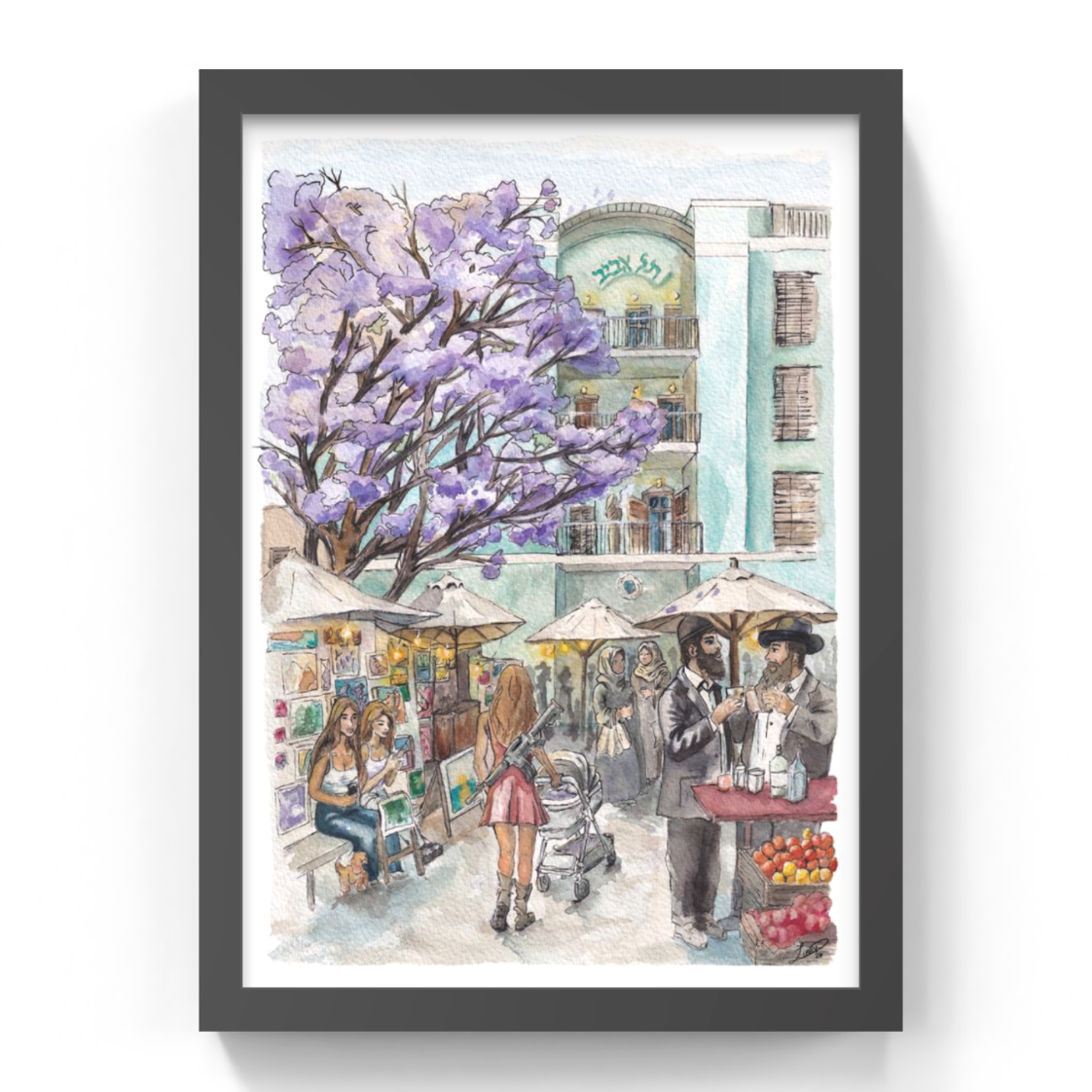 Tel aviv street scene