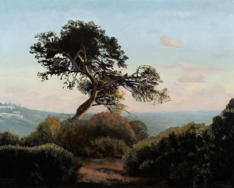 "Towards Haifa from Beit Oren" Print by Avraham Vofsi